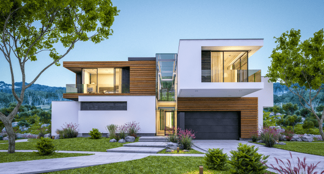 Modern building